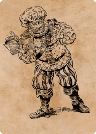 Volo, Itinerant Scholar Art Card [Commander Legends: Battle for Baldur's Gate Art Series] | Local Legends