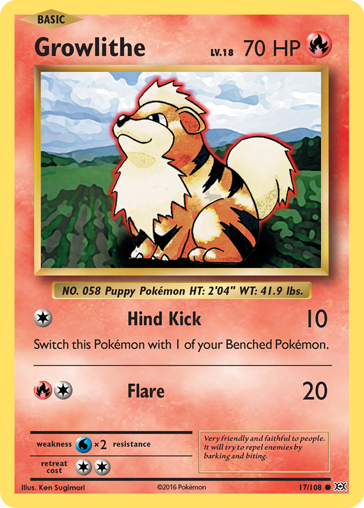 Growlithe (17/108) [XY: Evolutions] | Golgari Games