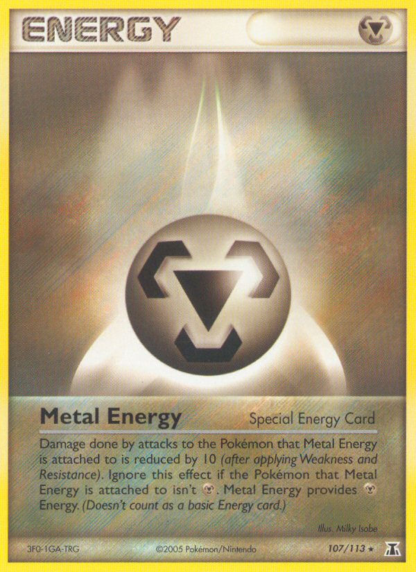 Metal Energy (107/113) [EX: Delta Species] | Golgari Games