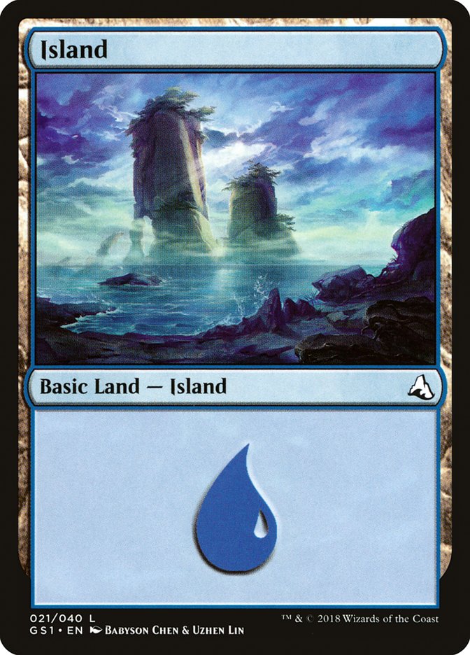 Island (21) [Global Series Jiang Yanggu & Mu Yanling] | Golgari Games