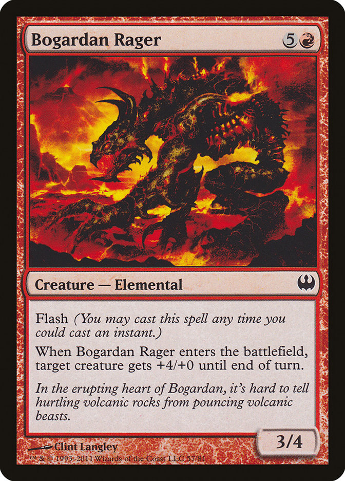 Bogardan Rager [Duel Decks: Knights vs. Dragons] | Local Legends