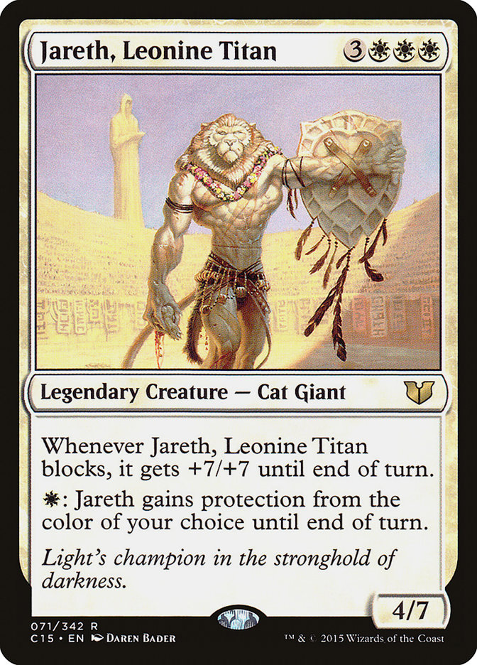 Jareth, Leonine Titan [Commander 2015] | Golgari Games