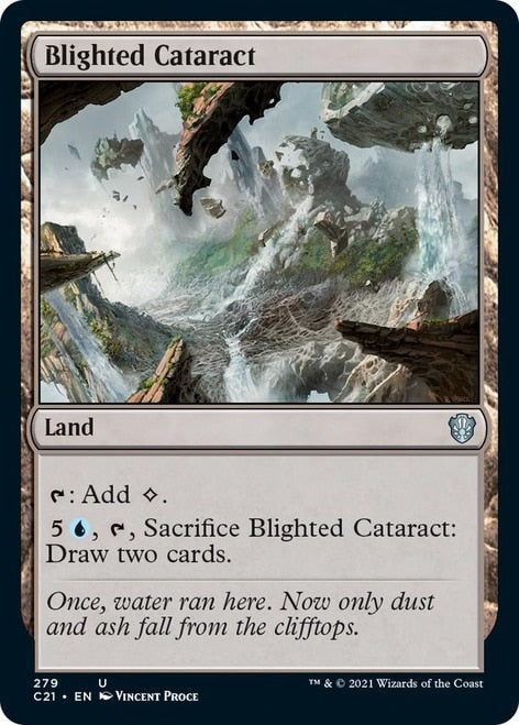 Blighted Cataract [Commander 2021] | Local Legends