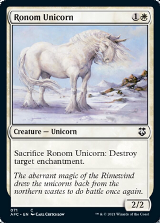 Ronom Unicorn [Dungeons & Dragons: Adventures in the Forgotten Realms Commander] | Local Legends