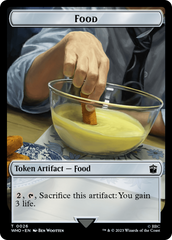 Copy // Food (0026) Double-Sided Token [Doctor Who Tokens] | Golgari Games