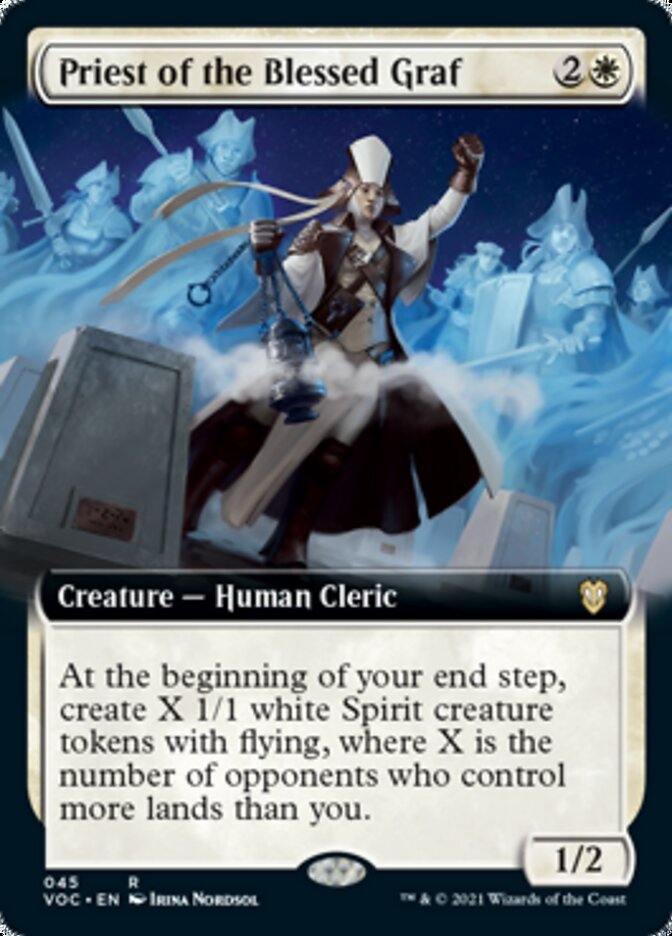 Priest of the Blessed Graf (Extended Art) [Innistrad: Crimson Vow Commander] | Local Legends
