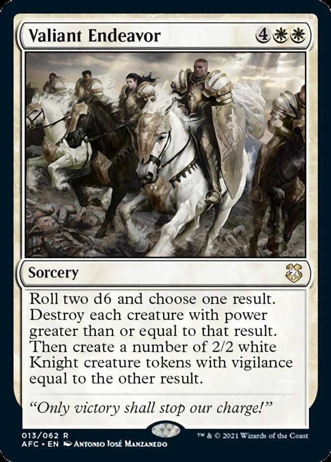Valiant Endeavor [Dungeons & Dragons: Adventures in the Forgotten Realms Commander] | Local Legends