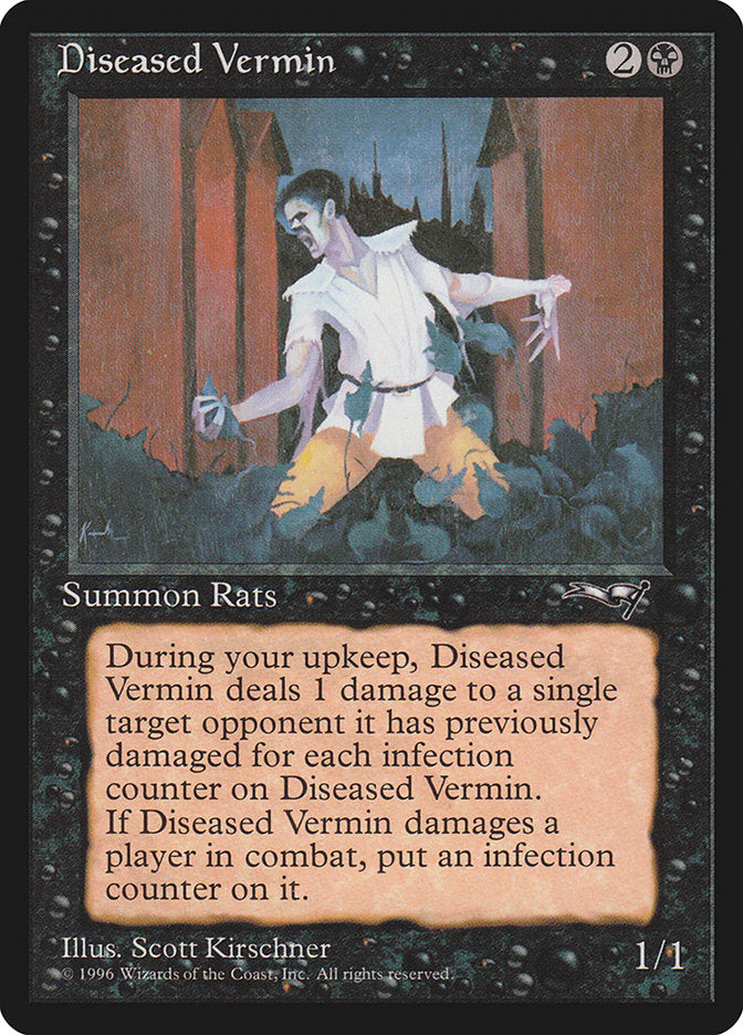 Diseased Vermin [Alliances] | Golgari Games