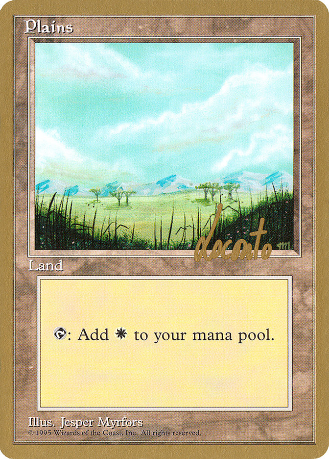 Plains (ml365) (Michael Loconto) [Pro Tour Collector Set] | Local Legends