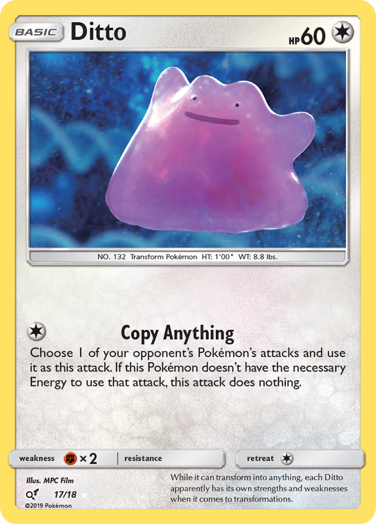 Ditto (17/18) [Sun & Moon: Detective Pikachu] | Golgari Games