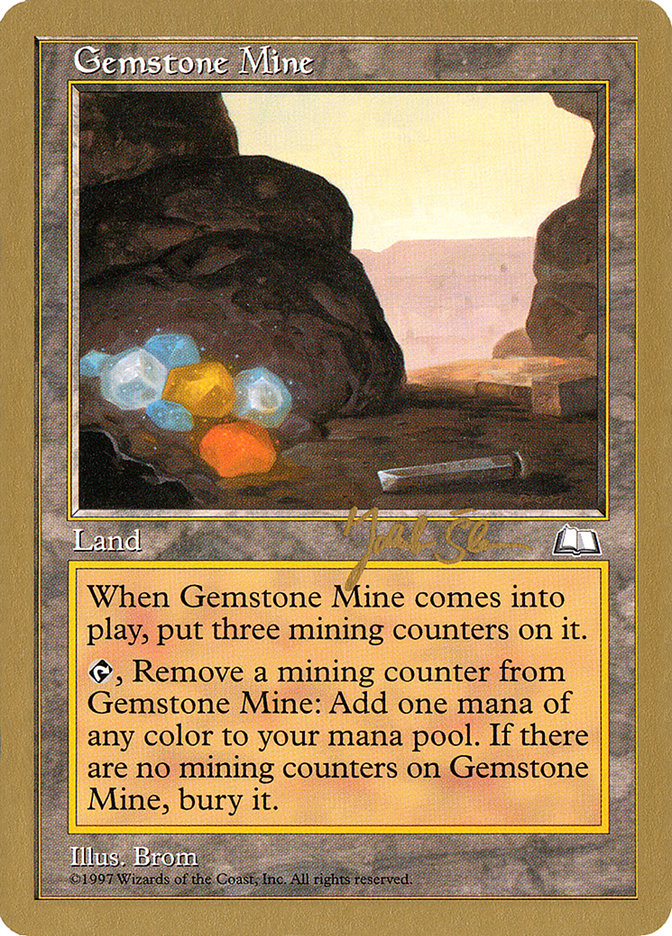 Gemstone Mine (Jakub Slemr) [World Championship Decks 1997] | Golgari Games