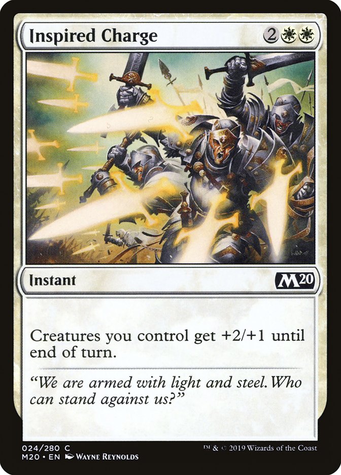 Inspired Charge [Core Set 2020] | Local Legends