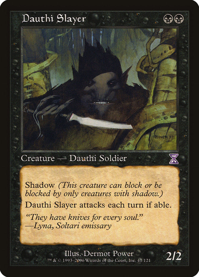 Dauthi Slayer [Time Spiral Timeshifted] | Golgari Games