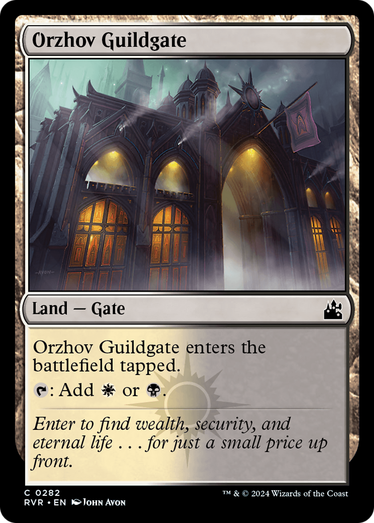 Orzhov Guildgate [Ravnica Remastered] | Golgari Games