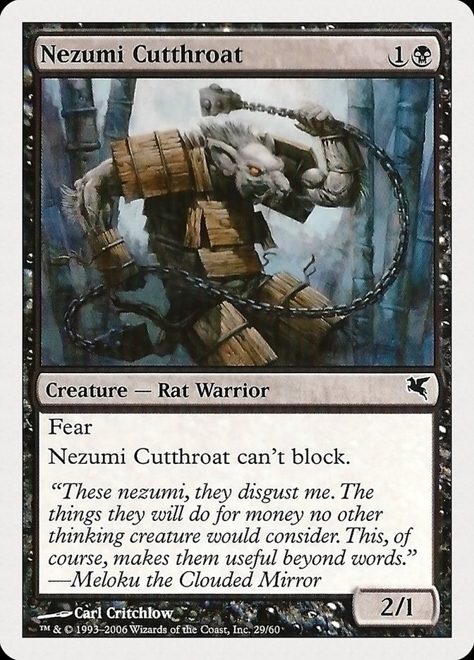 Nezumi Cutthroat (29) [Hachette UK] | Golgari Games