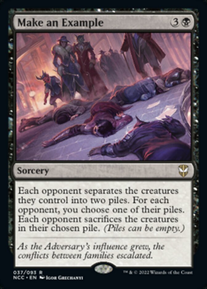 Make an Example [Streets of New Capenna Commander] | Local Legends