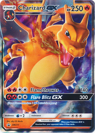 Charizard GX (SM211) (Jumbo Card) [Sun & Moon: Black Star Promos] | Golgari Games