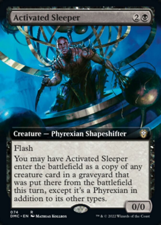 Activated Sleeper (Extended Art) [Dominaria United Commander] | Golgari Games