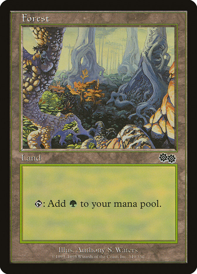 Forest (349) [Urza's Saga] | Local Legends