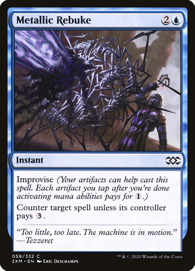 Metallic Rebuke [Double Masters] | Local Legends