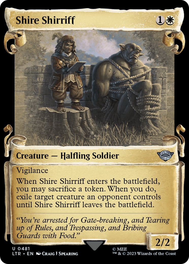 Shire Shirriff [The Lord of the Rings: Tales of Middle-Earth Showcase Scrolls] | Golgari Games