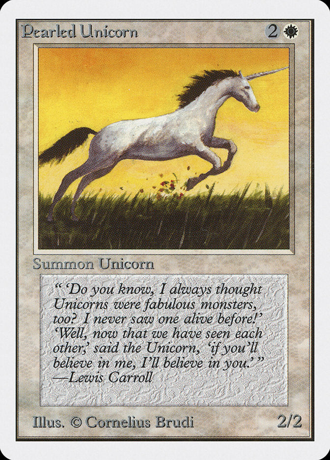 Pearled Unicorn [Unlimited Edition] | Golgari Games