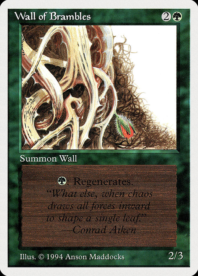 Wall of Brambles [Summer Magic / Edgar] | Golgari Games