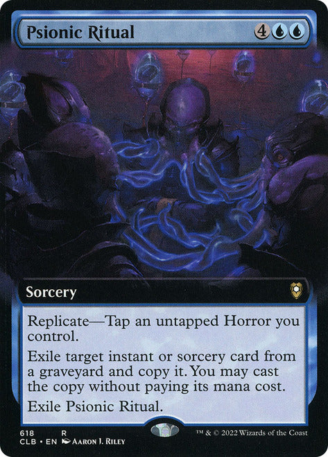 Psionic Ritual (Extended Art) [Commander Legends: Battle for Baldur's Gate] | Local Legends