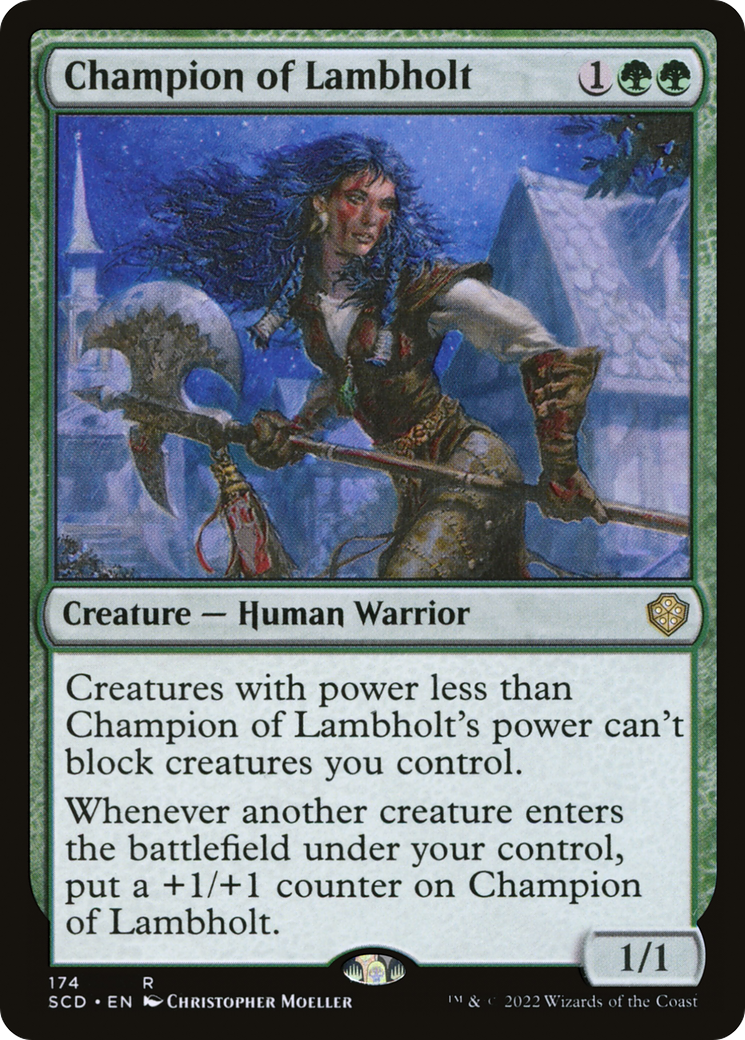 Champion of Lambholt [Starter Commander Decks] | Local Legends
