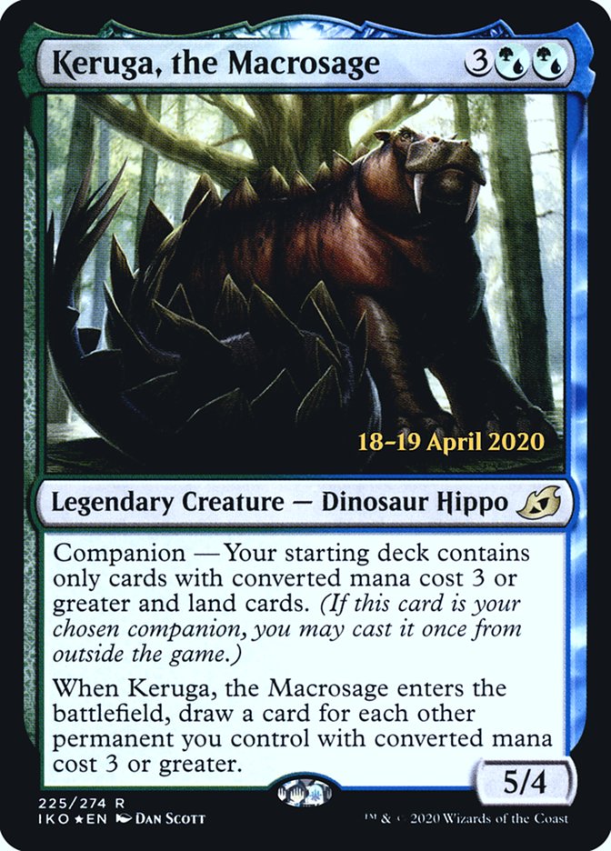 Keruga, the Macrosage [Ikoria: Lair of Behemoths Prerelease Promos] | Local Legends