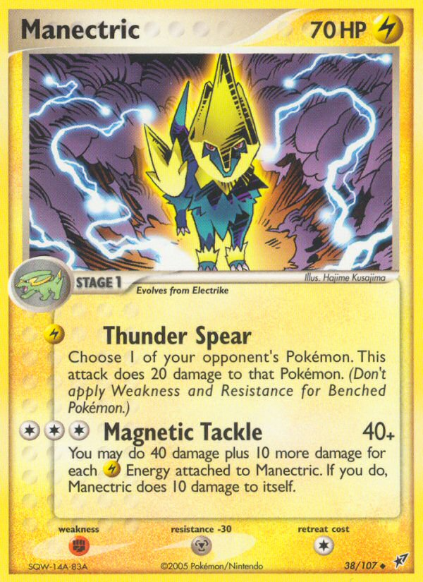 Manectric (38/107) [EX: Deoxys] | Golgari Games