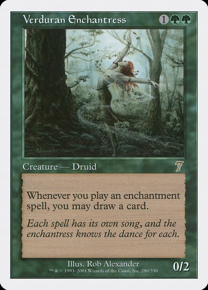 Verduran Enchantress [Seventh Edition] | Local Legends