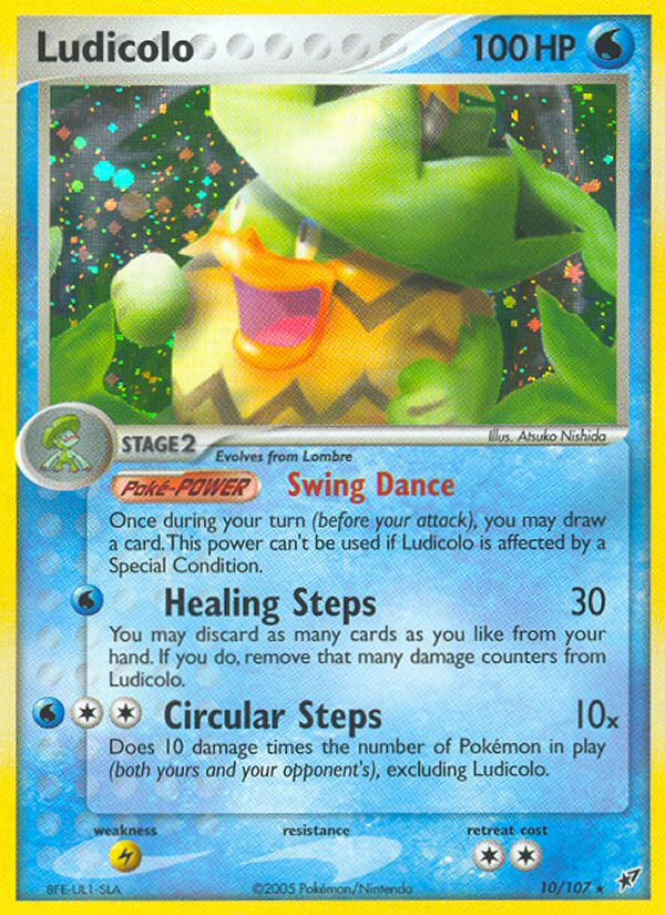 Ludicolo (10/107) [EX: Deoxys] | Golgari Games