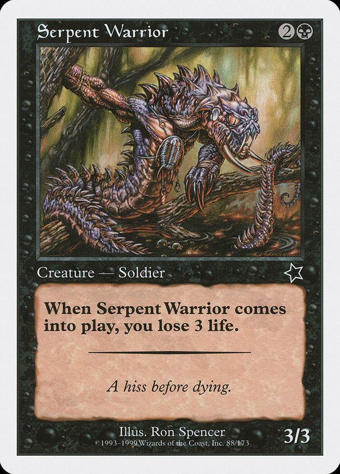 Serpent Warrior [Starter 1999] | Local Legends