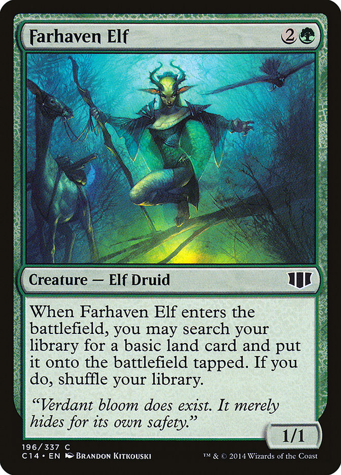 Farhaven Elf [Commander 2014] | Golgari Games