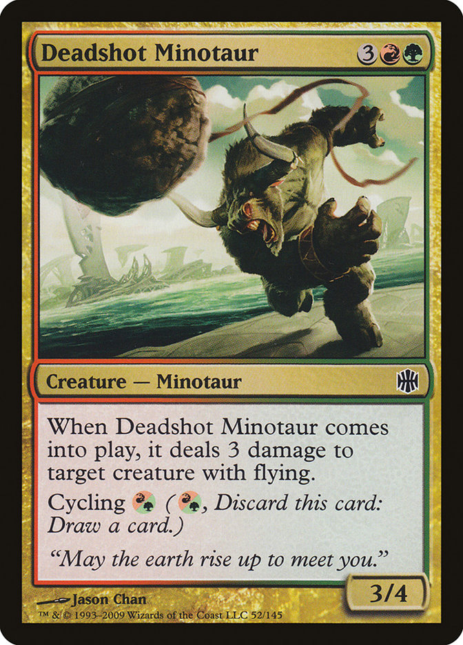 Deadshot Minotaur [Alara Reborn] | Local Legends