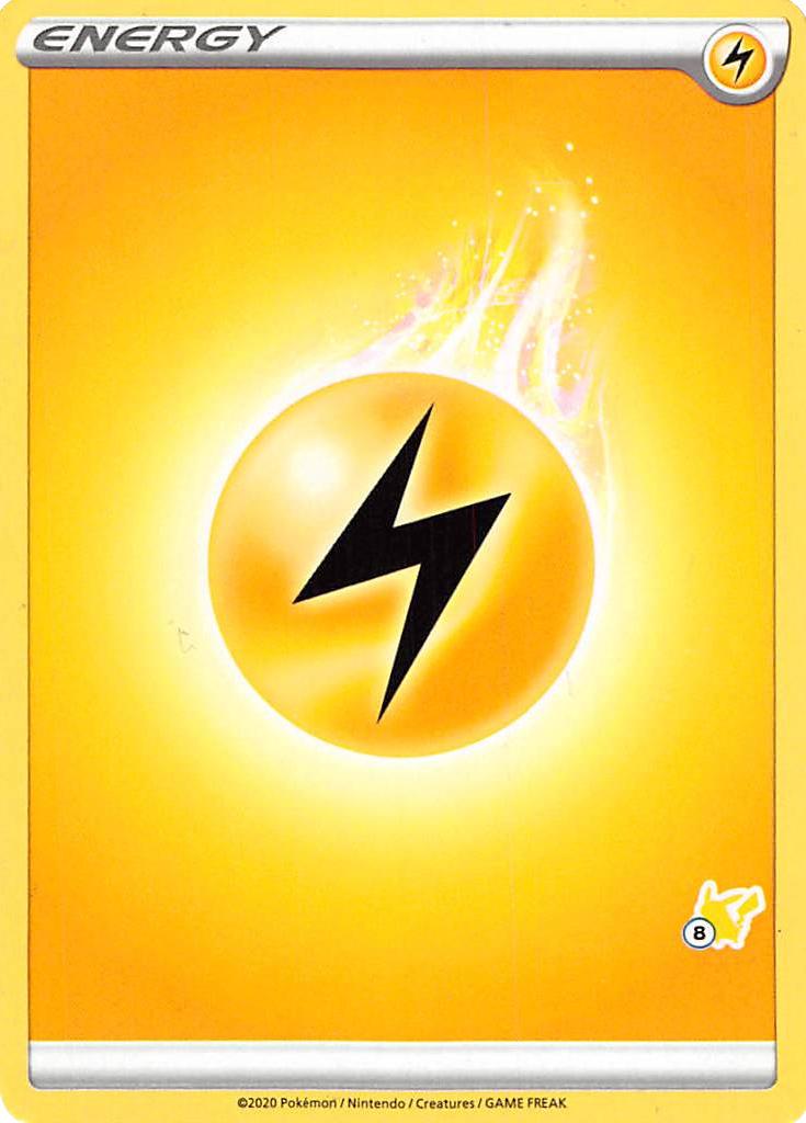 Lightning Energy (Pikachu Stamp #8) [Battle Academy 2022] | Local Legends
