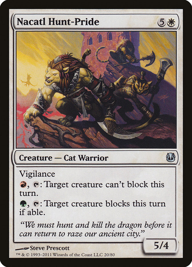 Nacatl Hunt-Pride [Duel Decks: Ajani vs. Nicol Bolas] | Local Legends