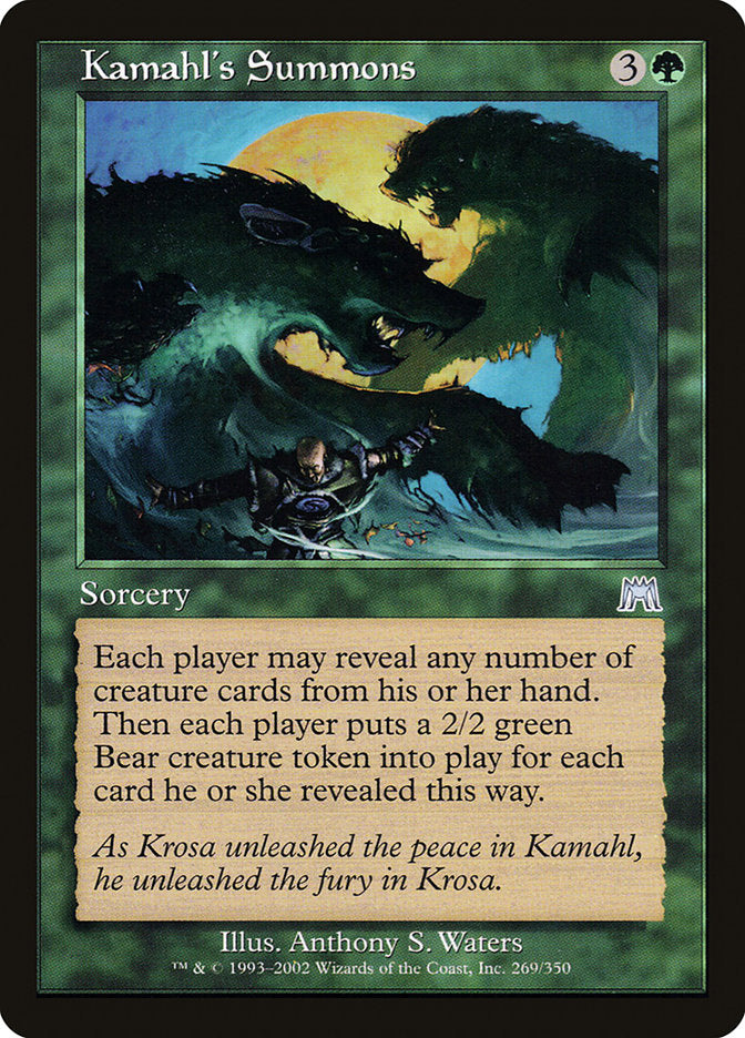 Kamahl's Summons [Onslaught] | Local Legends