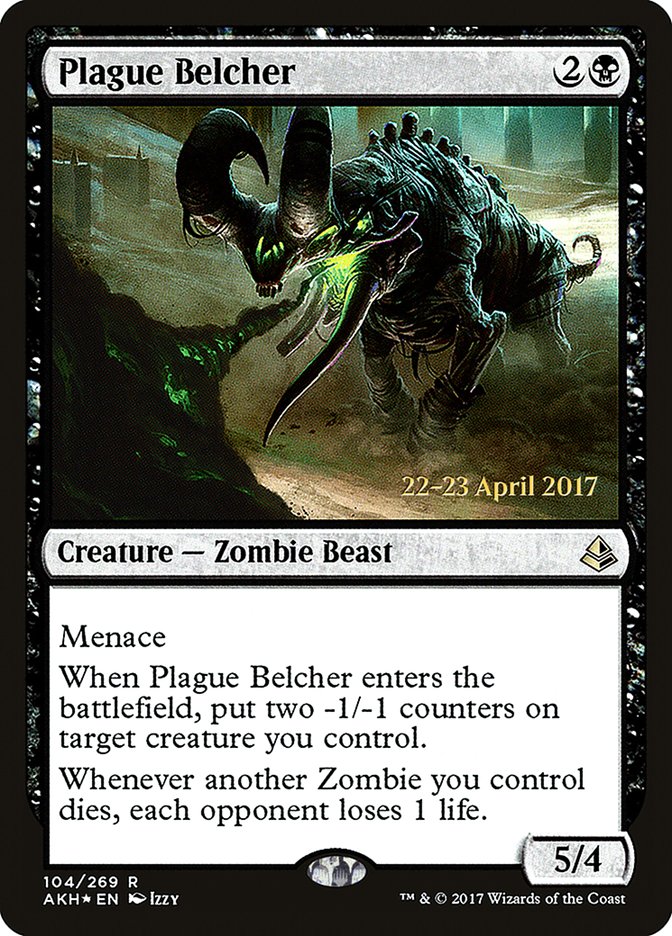 Plague Belcher [Amonkhet Prerelease Promos] | Golgari Games