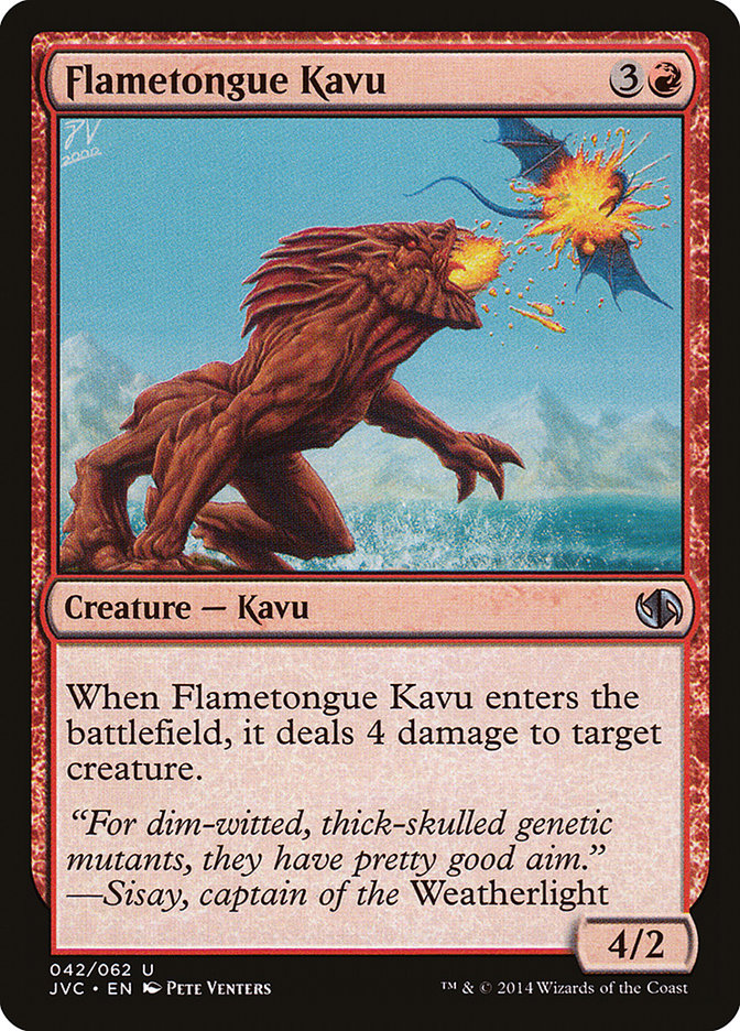 Flametongue Kavu [Duel Decks Anthology] | Local Legends