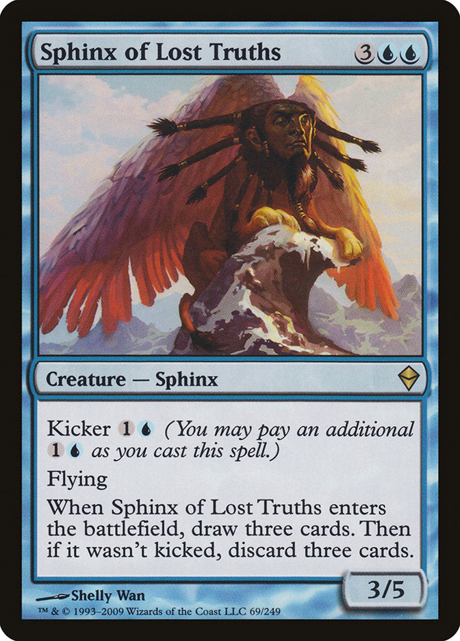 Sphinx of Lost Truths [Zendikar] | Golgari Games