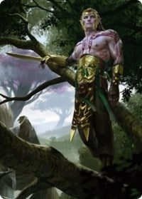 Tyvar Kell Art Card [Kaldheim Art Series] | Local Legends