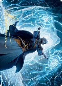 Frost Augur Art Card (Gold-Stamped Signature) [Kaldheim Art Series] | Local Legends