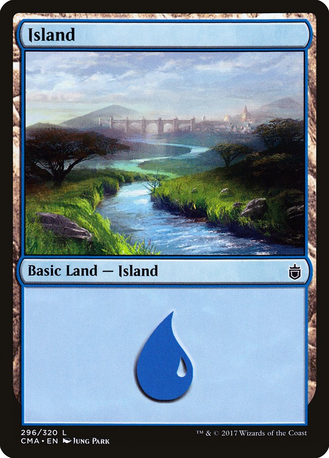 Island (296) [Commander Anthology] | Golgari Games