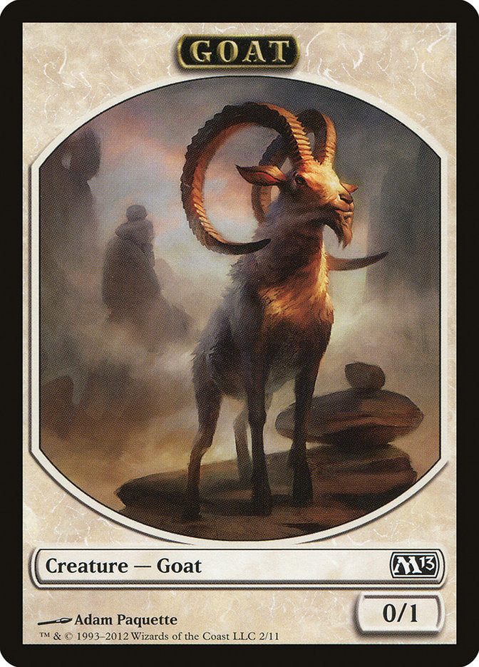 Goat Token [Magic 2013 Tokens] | Golgari Games