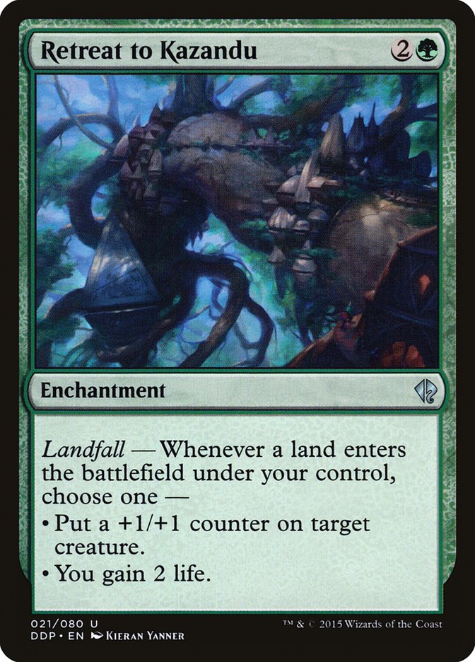 Retreat to Kazandu [Duel Decks: Zendikar vs. Eldrazi] | Local Legends