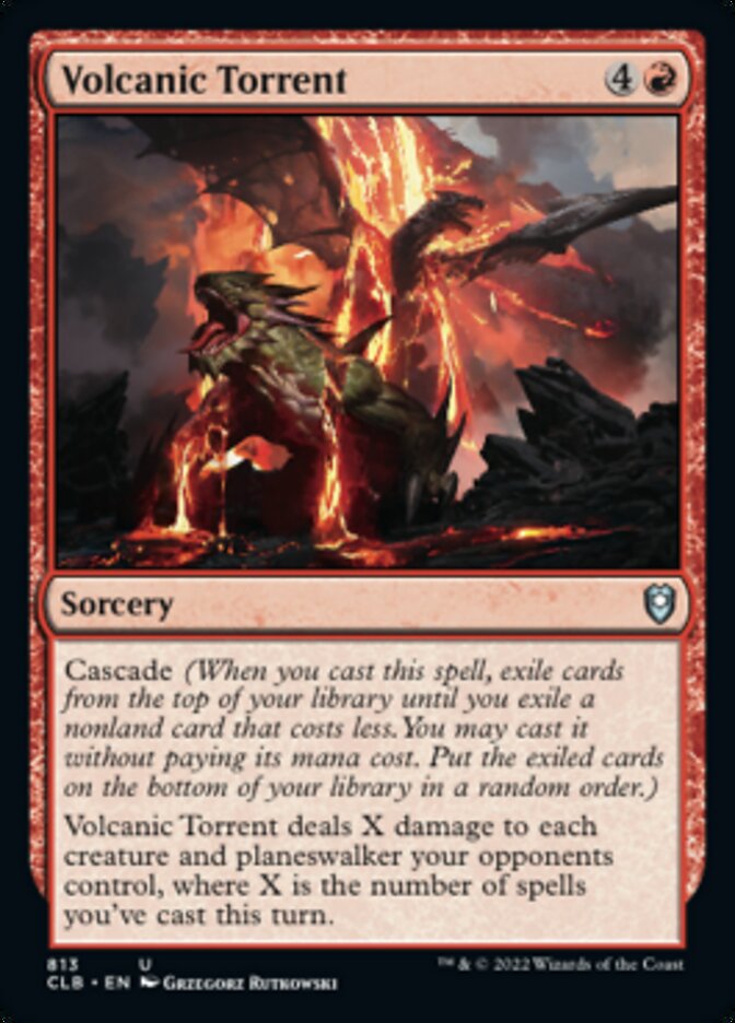 Volcanic Torrent [Commander Legends: Battle for Baldur's Gate] | Local Legends