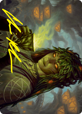 Dina, Soul Steeper Art Card (Gold-Stamped Signature) [Strixhaven: School of Mages Art Series] | Local Legends