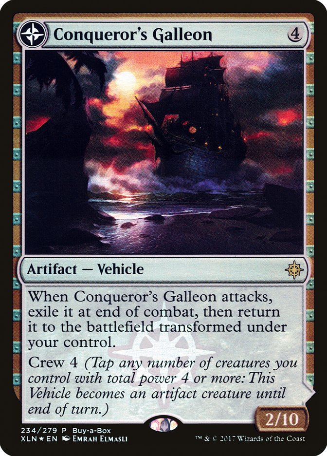 Conqueror's Galleon // Conqueror's Foothold (Buy-A-Box) [Ixalan Treasure Chest] | Local Legends